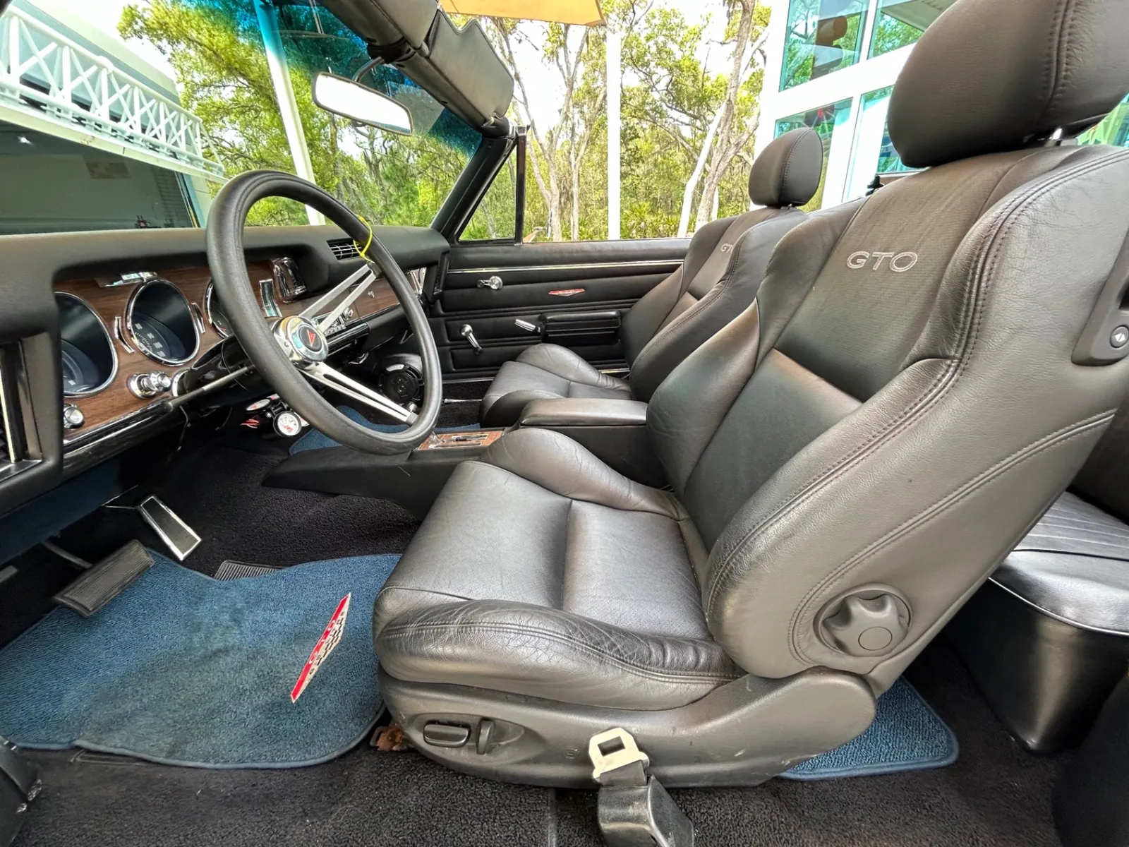 Interior of the 1968 Pontiac GTO