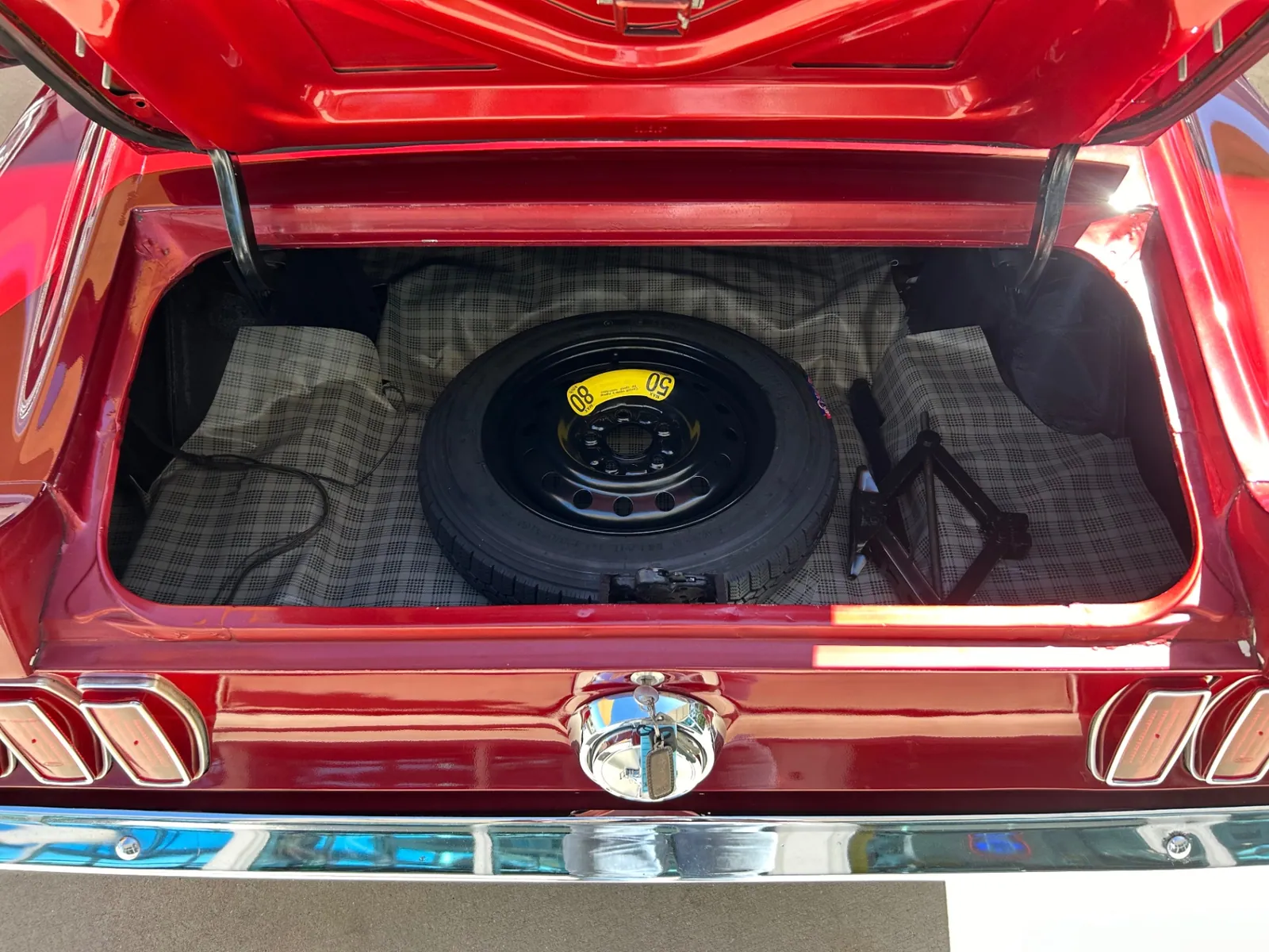 Interior of the 1969 Ford Mustang Mach 1